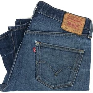 Levi's 501 Straight Leg Button Fly Jeans Sz 34x31